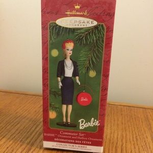Hallmark "Commuter Set" Barbie ornament